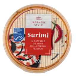 Colas de surimi