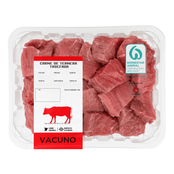 Carne de vacuno troceada