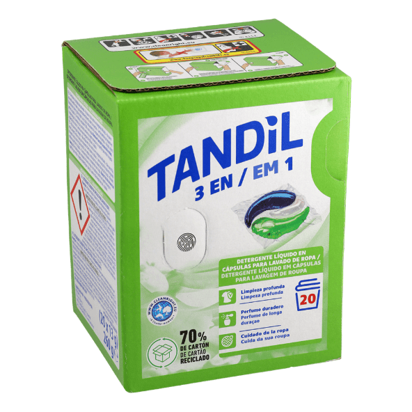 TANDIL® - Cápsulas de detergente tricámara