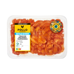 REALVALLE - Tiras de pechuga de pollo Gyros