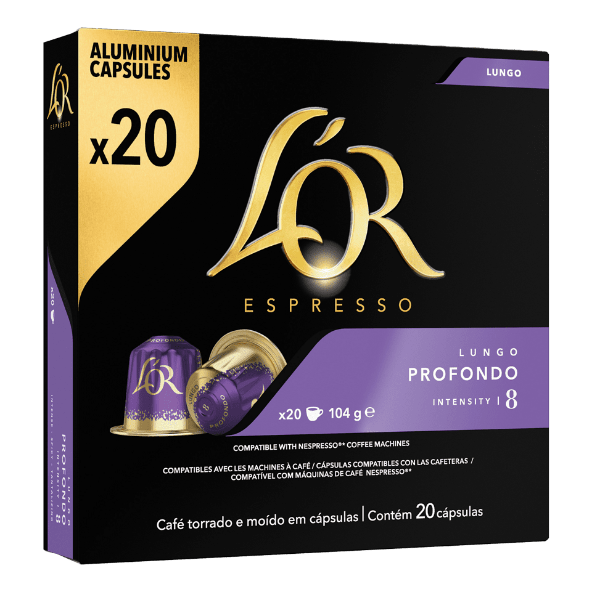 L'OR® - Cápsulas de café lungo