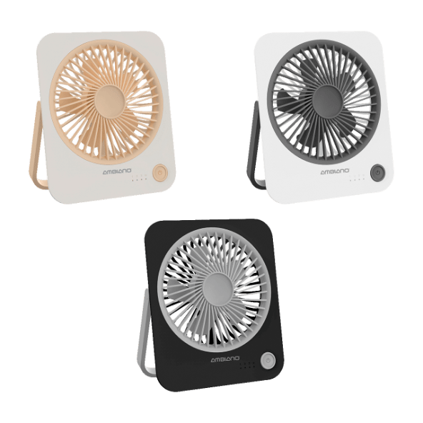 AMBIANO® - Miniventilador de mesa recargable