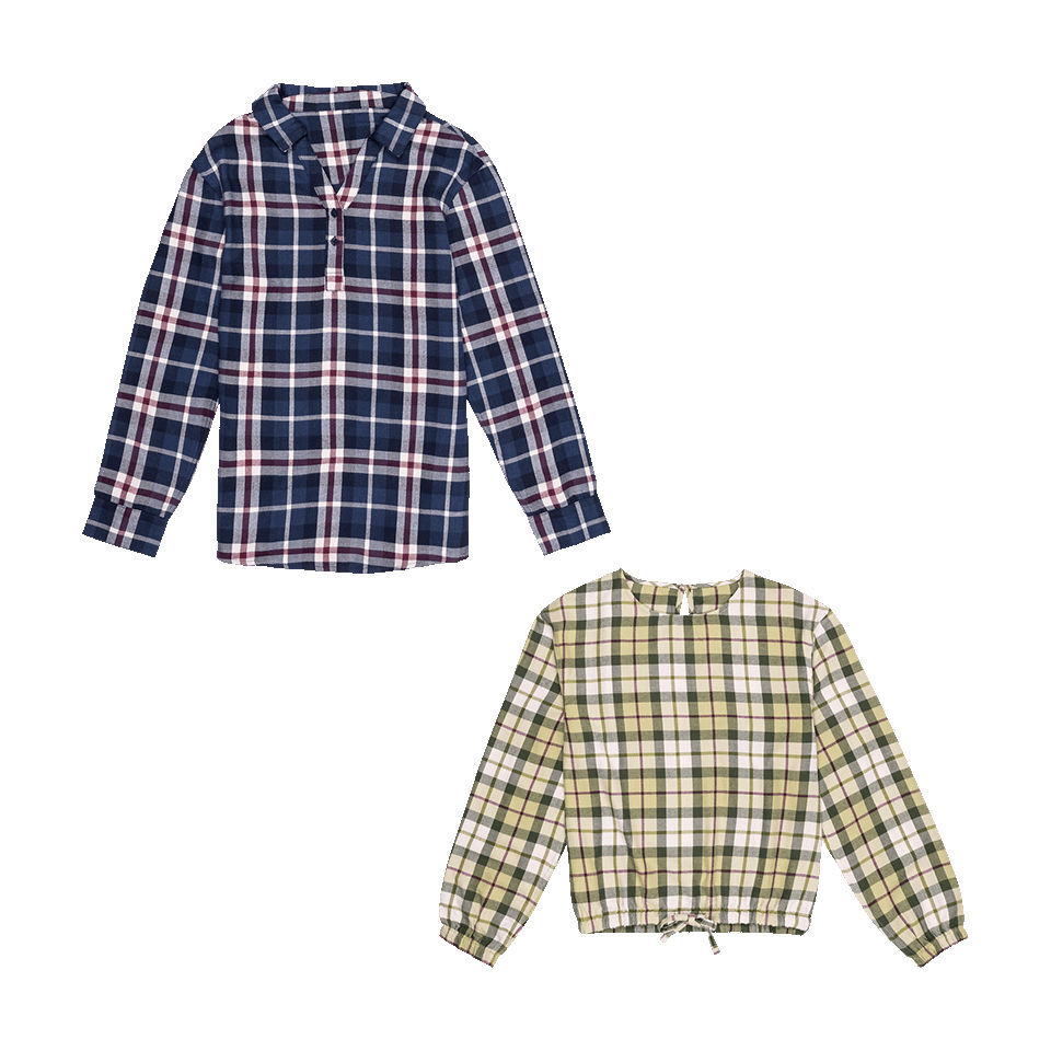 UP2FASHION® - Blusa / Camisa de franela