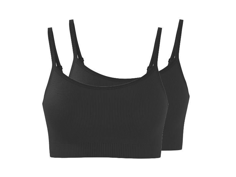 Sujetador de canalé para mujer pack 2