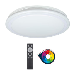 Lámpara LED de techo con luz decorativa de colores