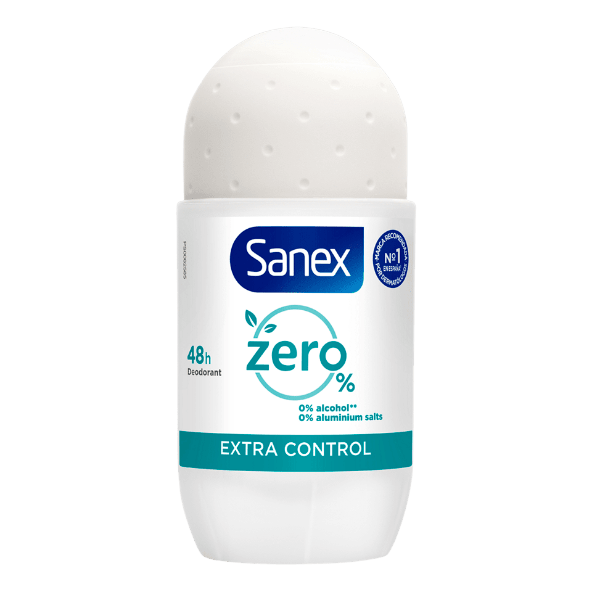 SANEX® - Desodorante roll-on 0% extra control