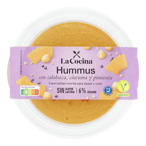 LA COCINA® - Hummus con calabaza y cúrcuma