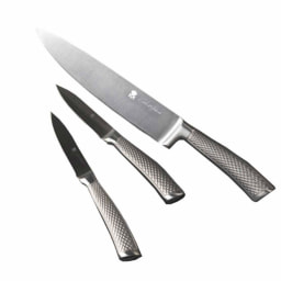 Masterpro ® Set de 3 cuchillos de acero inoxidable