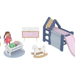 Muebles de habitación infantil para casa de muñecas