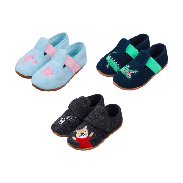 LILY & DAN® - Zapatillas de fieltro