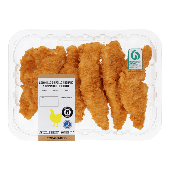 Solomillo de pollo crujiente