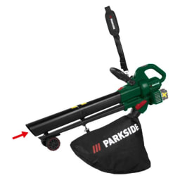 Aspirador/soplador de hojas a batería de 40 V »PALSB A1« sin baterías ni cargador