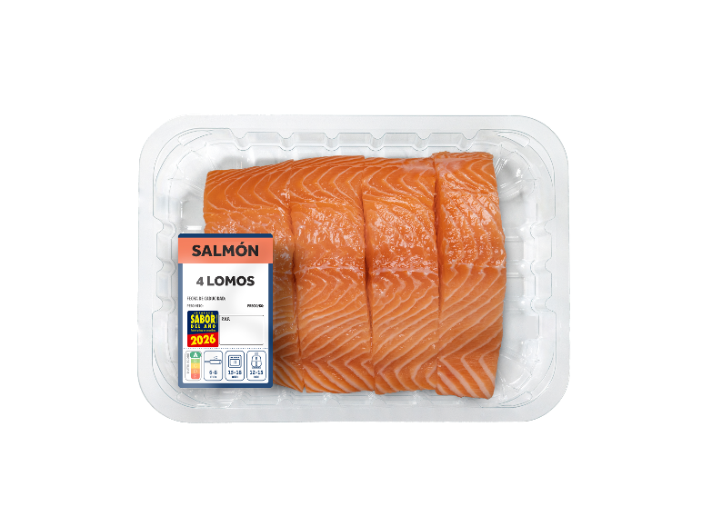 4 lomos de salmón