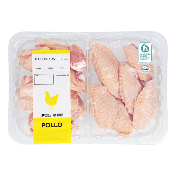 Alas de pollo partidas