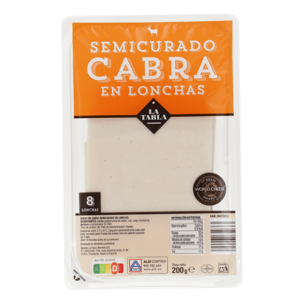LA TABLA® - Lonchas de queso de cabra