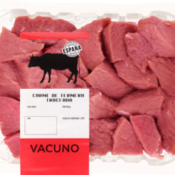 Carne de vacuno troceada