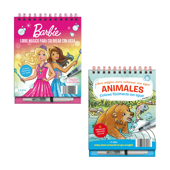 Libro mágico para colorear con agua