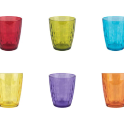 Tognana vasos de cristal colores pack 6