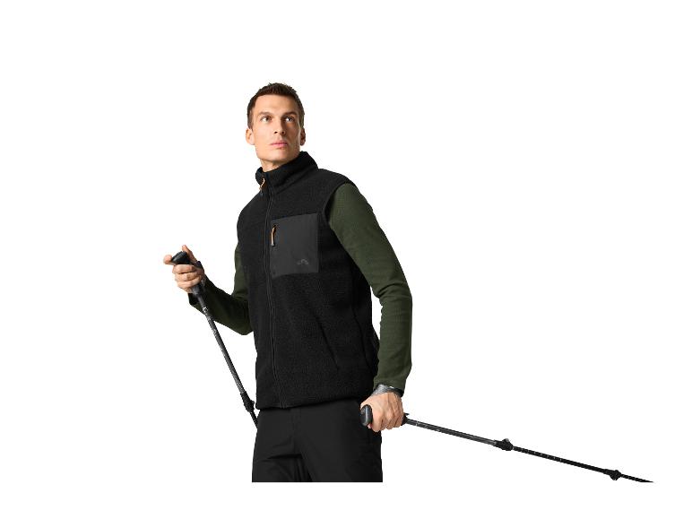 Chaleco de felpa Sherpa para hombre