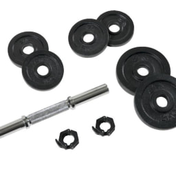 CRIVIT - Juego de mancuernas, 10 kg, 9 piezas.