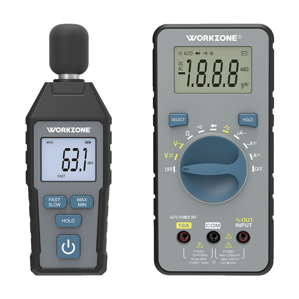 WORKZONE® - Medidor profesional