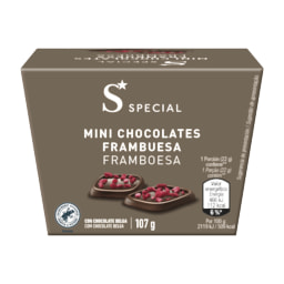 SPECIAL® Minichocolates con frambuesa
