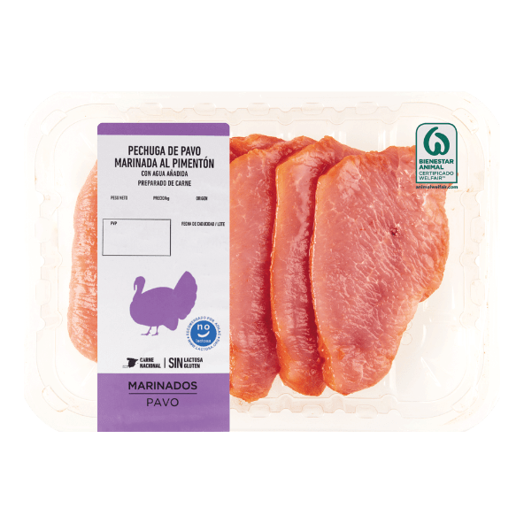 Pechuga de pavo al pimentón