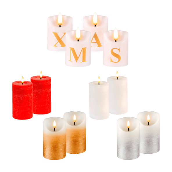 HOME CREATION® - Velas con luz LED