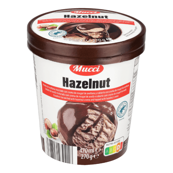 MUCCI® - Helado Hazelnut
