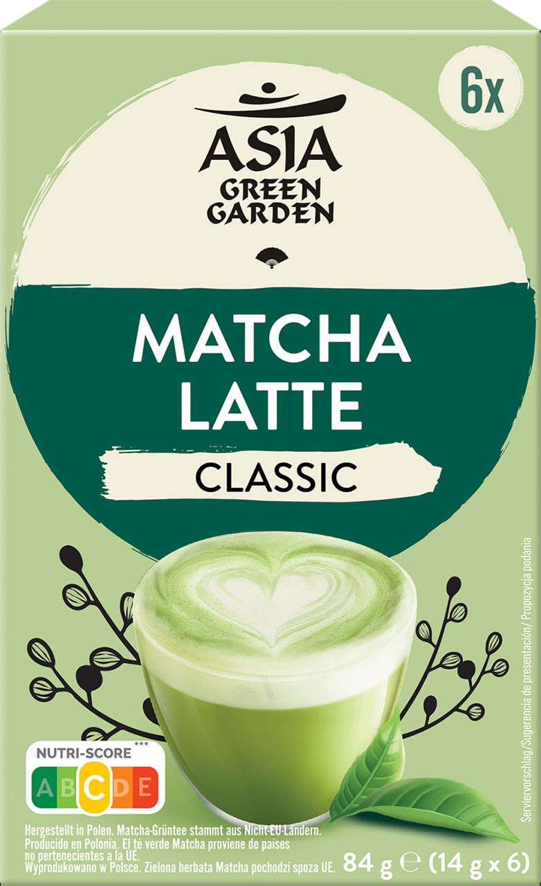 ASIA GREEN GARDEN® - Té matcha latte clásico