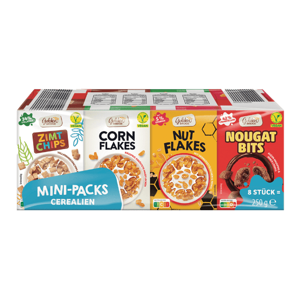 GOLDEN BRIDGE® - Pack de cereales mini infantiles