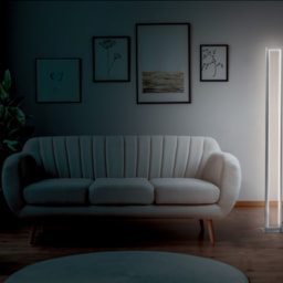 Lámpara de pie LED rectangular