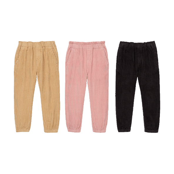 LILY & DAN® - Pantalón de pana jogger