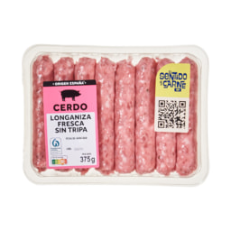 - - Longaniza fresca sin tripa