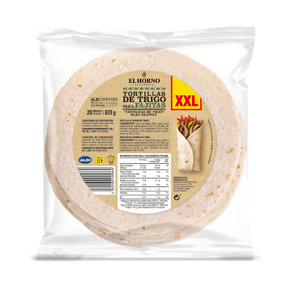 EL HORNO® - Tortillas de trigo XXL