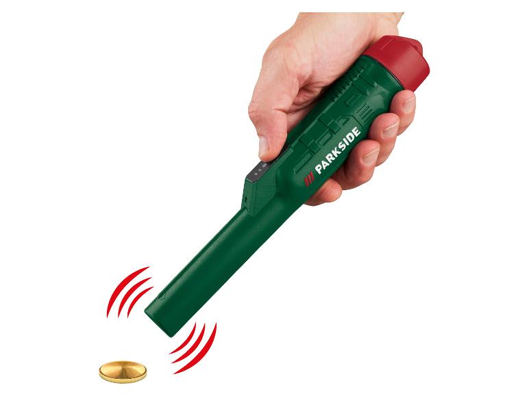 Detector de metales recargable de 4 V »PAMD 4 A1«, con batería y cable USB.