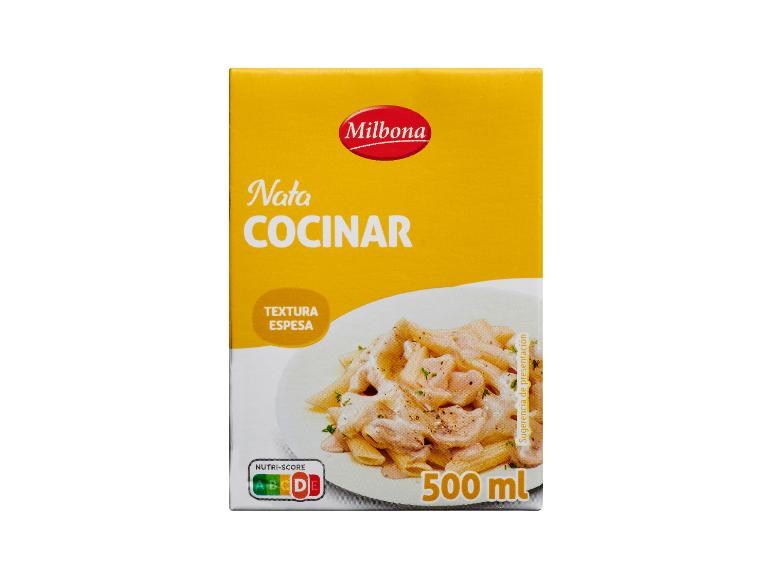 MILBONA - Nata ligera para cocinar