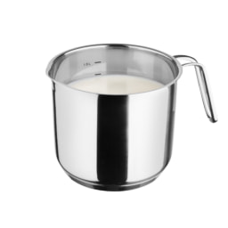 SILVERCREST® - Cazo para leche de acero inoxidable