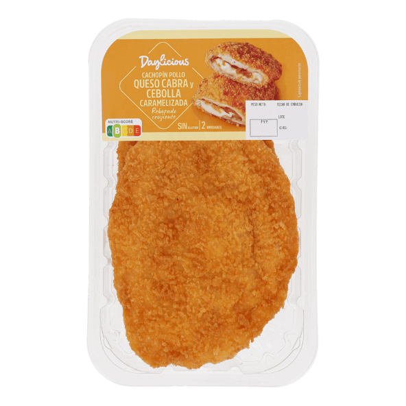 DAYLICIOUS® - Cachopín de pollo, queso de cabra y cebolla caramelizada