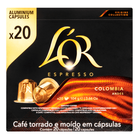 L'OR® - Cápsulas de café Colombia