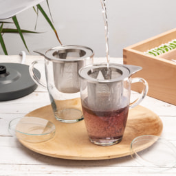 HOME CREATION® Taza de té con filtro