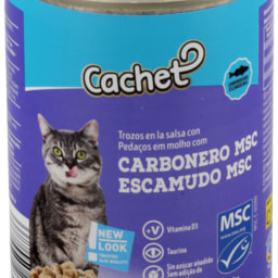 CACHET® - Trozos en salsa para gatos con pescado