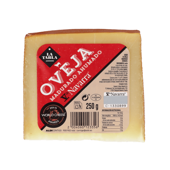 LA TABLA® - Queso de oveja ahumado V de Navarra