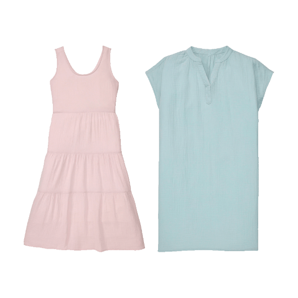 UP2FASHION® - Vestido de muselina
