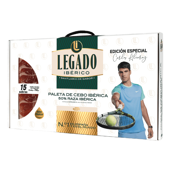 LEGADO IBÉRICO® - Maletín de paleta de cebo ibérica 50% R.I.