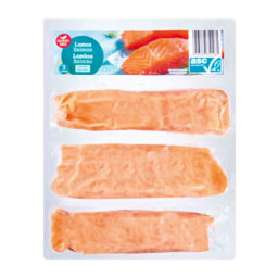 Lomos de salmón sin piel