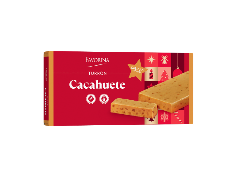 FAVORINA - Turrón de cacahuete