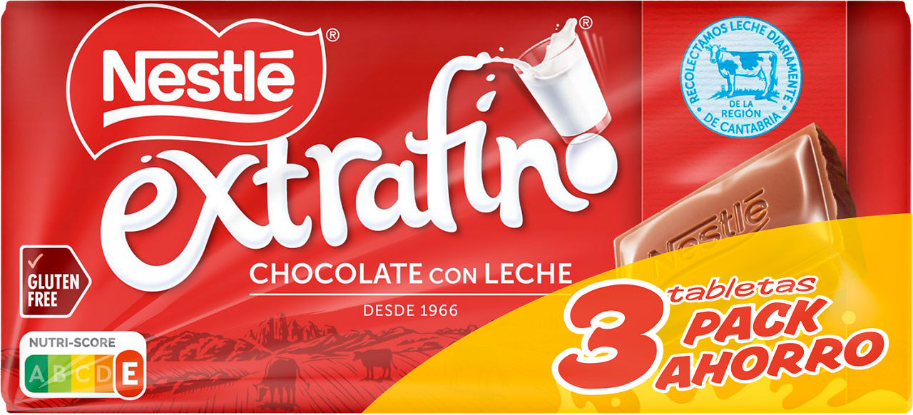 NESTLÉ® - Chocolate con leche extrafino