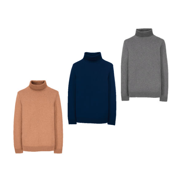 UP2FASHION® - Jersey de cuello alto
