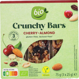 BIO® - Barritas de cacahuetes y almendras tostados con miel